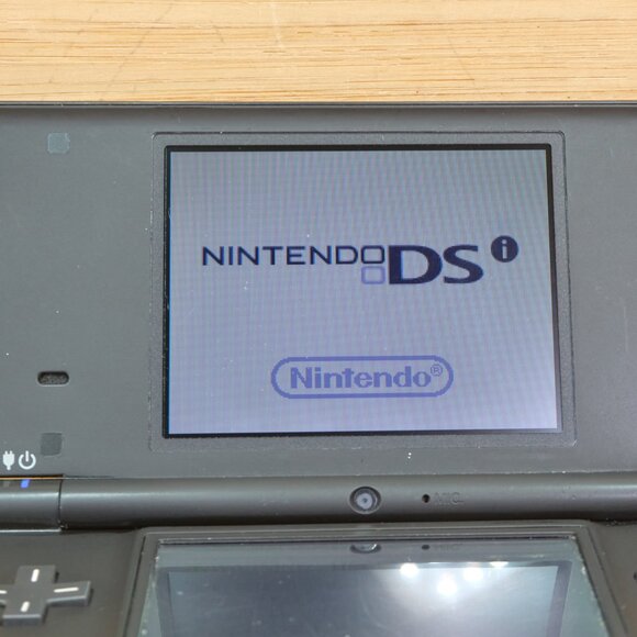 Nintendo DSi BlueFoldable Handheld Game Console, Matte Black - Picture 1 of 5